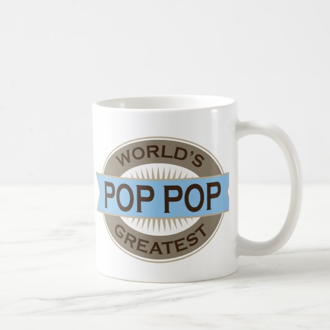 Worlds Greatest Pop Pop Coffee Mug (Right)