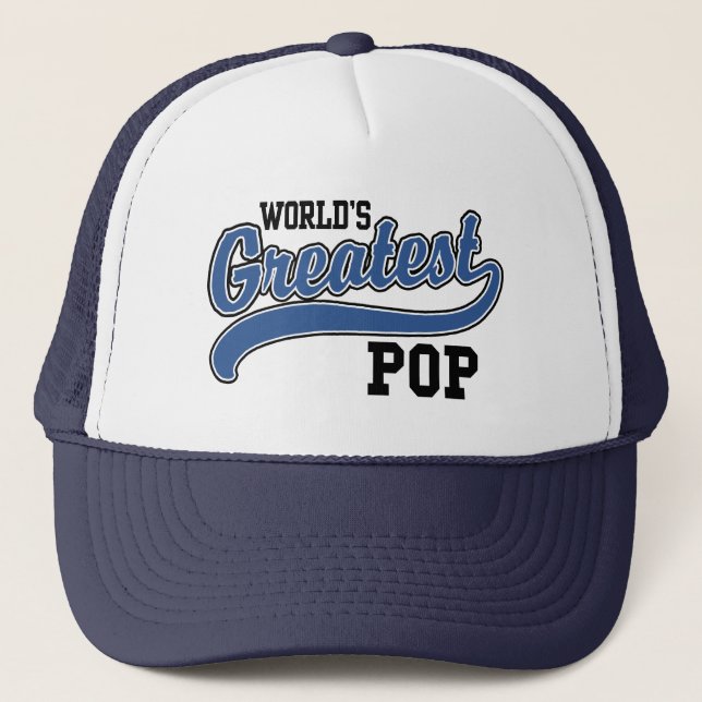 World's Greatest Pop Trucker Hat (Front)