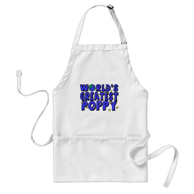 World's Greatest Poppy Adult Apron (Front)