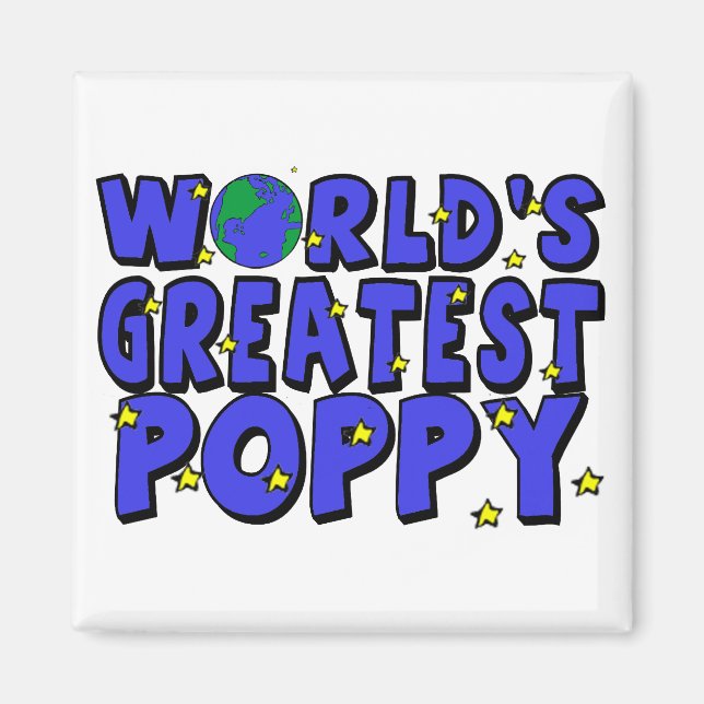 World's Greatest Poppy Magnet (Front)