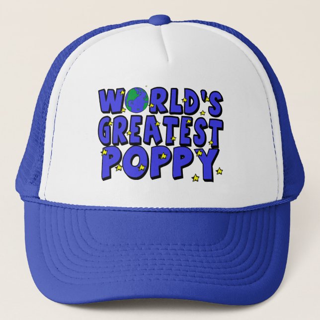 World's Greatest Poppy Trucker Hat (Front)