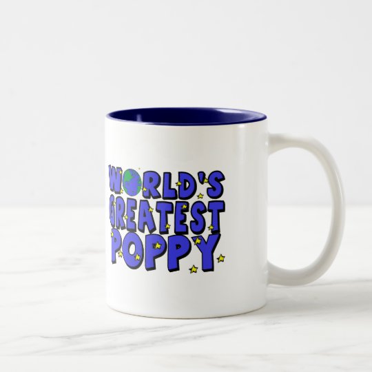 World's Greatest Poppy Two-Tone Coffee Mug