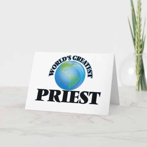 Worlds Greatest Priest Card