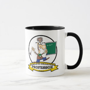 WORLDS GREATEST PROFESSOR MEN CARTOON MUG