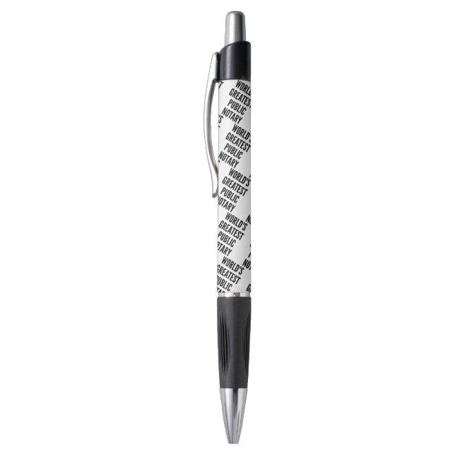 Worlds Greatest Public Notary Pen (Top (Vertical))