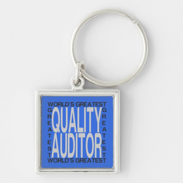 Worlds Greatest Quality Auditor Keychain (Front)