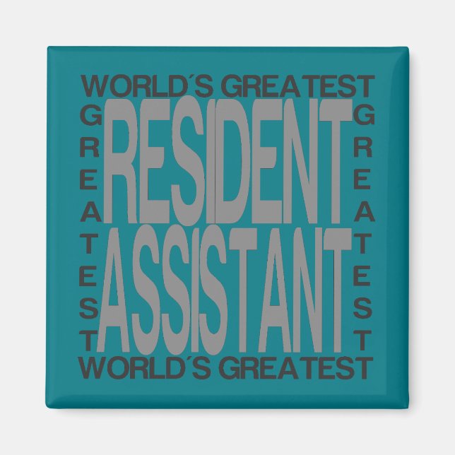 Worlds Greatest Resident Assistant Magnet (Front)
