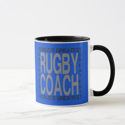 Worlds Greatest Rugby Coach Mug