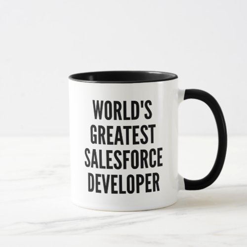 Worlds Greatest Salesforce Developer Mug