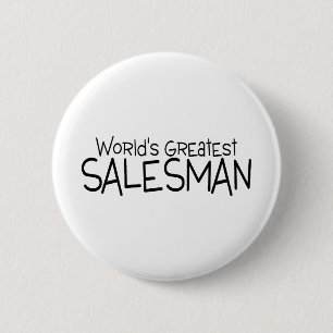 Worlds Greatest Salesman Pinback Button