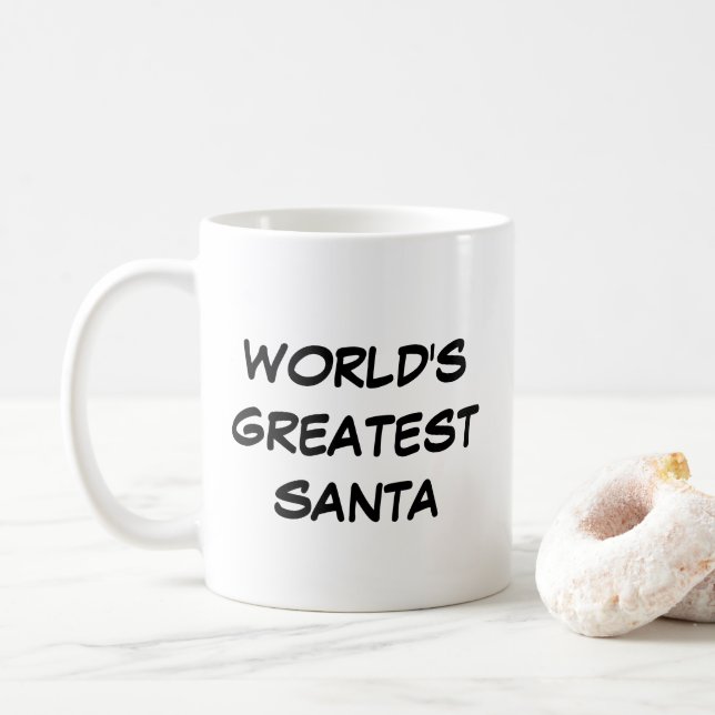 "World's Greatest Santa" Mug (With Donut)