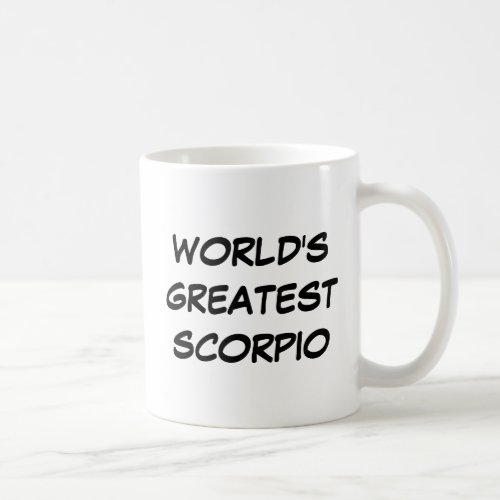 Worlds Greatest Scorpio Mug