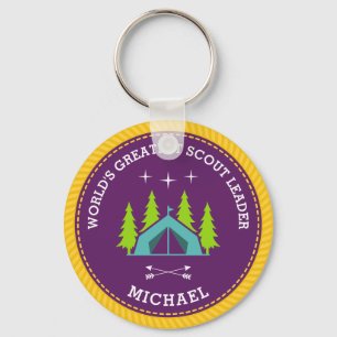 World's Greatest Scout Leader Keychain