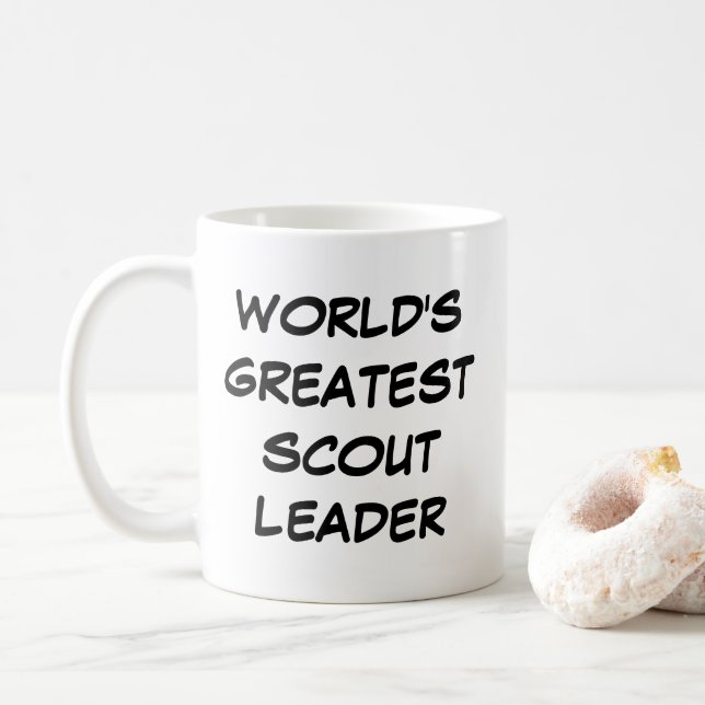 "World's Greatest Scout Leader" Mug (With Donut)