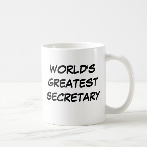 Worlds Greatest Secretary Mug