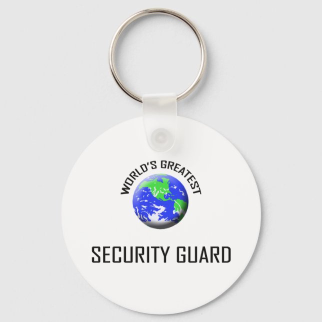 World's Greatest Security Guard Keychain (Front)