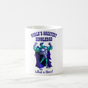 World's Greatest Single Dad Father's Day Birthday Coffee Mug