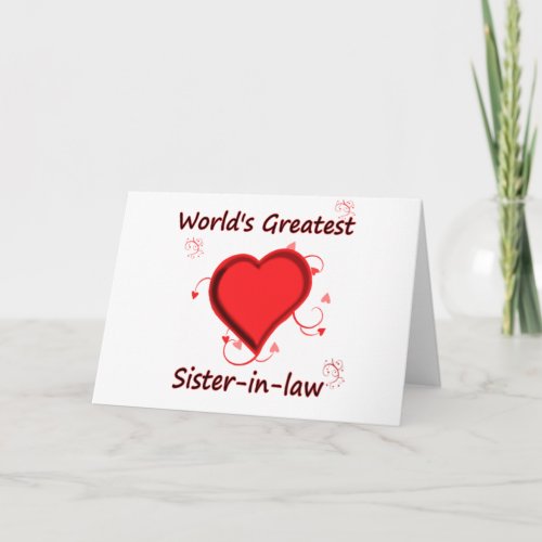 Worlds Greatest Sister_in_law Card