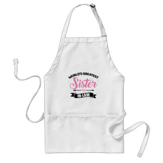 World's greatest sister-in-law from brother-in-law adult apron