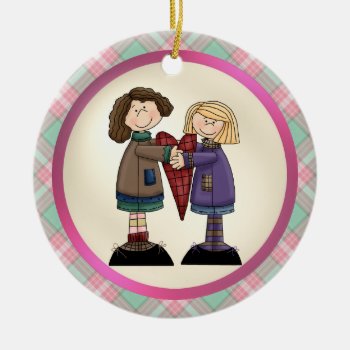 World's Greatest Sister Ornament by doodlesfunornaments at Zazzle