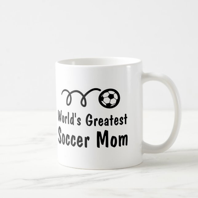World's Greatest Soccer Mom Coffee Mug Gift (Right)