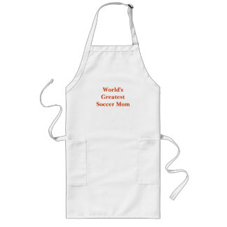 World's Greatest Soccer Mom Long Apron