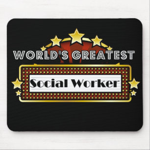 World's Greatest Social Worker Mouse Pad