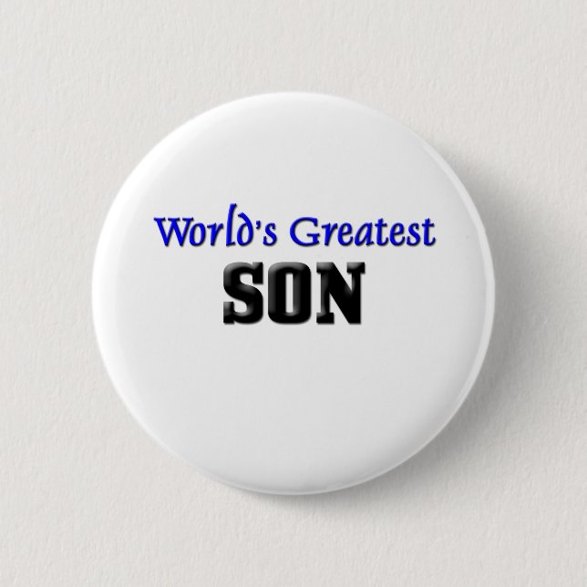 World's Greatest Son Button (Front)