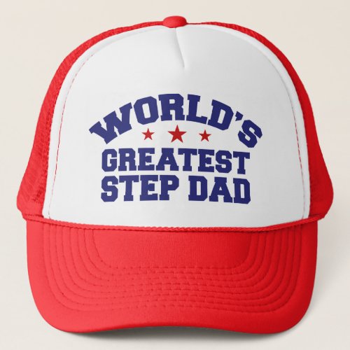 Worlds Greatest Step Dad Trucker Hat
