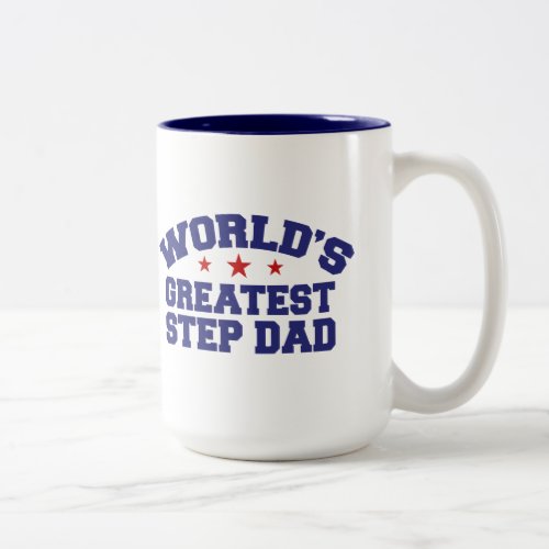 Worlds Greatest Step Dad Two_Tone Coffee Mug