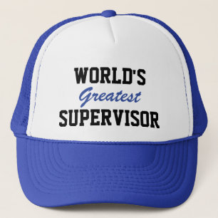 World's greatest supervisor cap