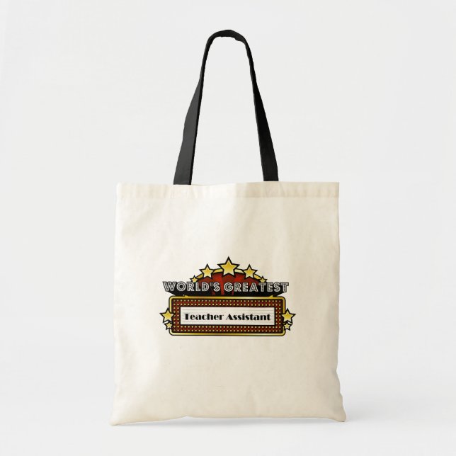 World's Greatest Teacher Assistant Tote Bag (Front)