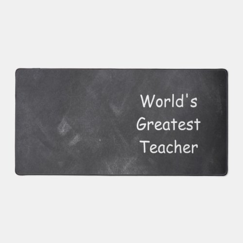 Worlds Greatest Teacher Class Decoration Desk Mat