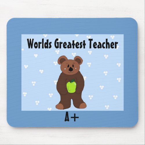 Worlds Greatest Teacher Mouse Pad