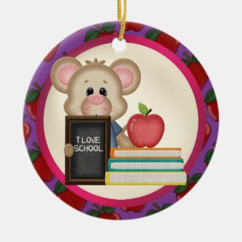 World's Greatest Teacher Ornament by doodlesfunornaments at Zazzle