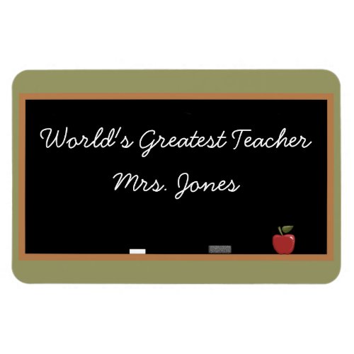 Worlds Greatest Teacher Premium Magnet