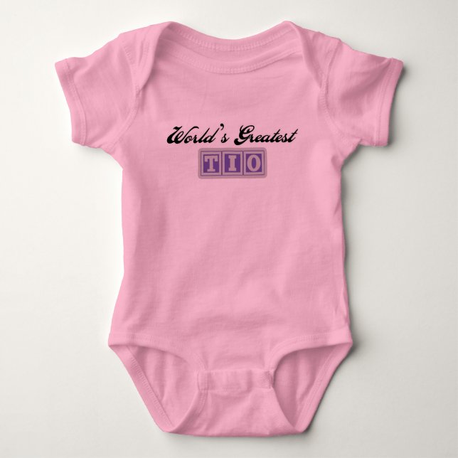 World's Greatest Tio Baby Bodysuit (Front)