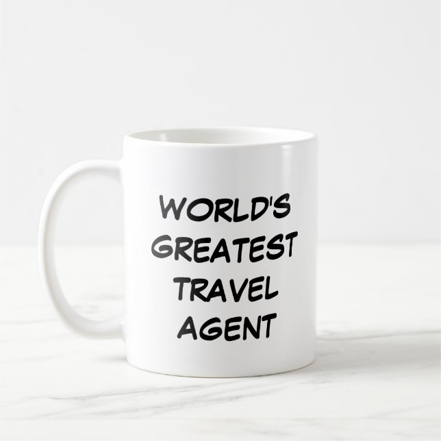 "World's Greatest Travel Agent" Mug (Left)
