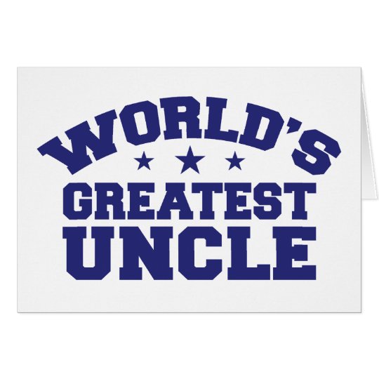 World's Greatest Uncle Card