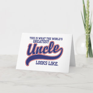 World's Greatest Uncle Card