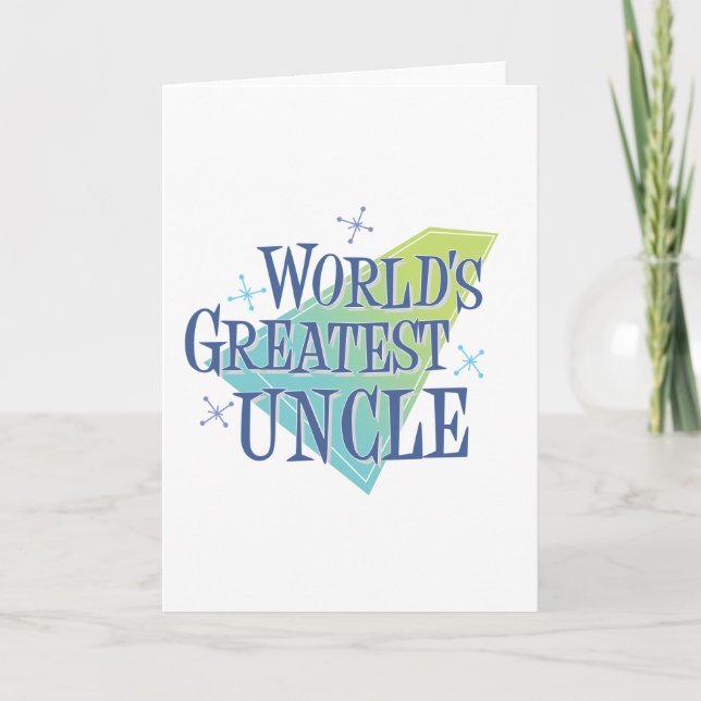 World's Greatest Uncle Card (Front)