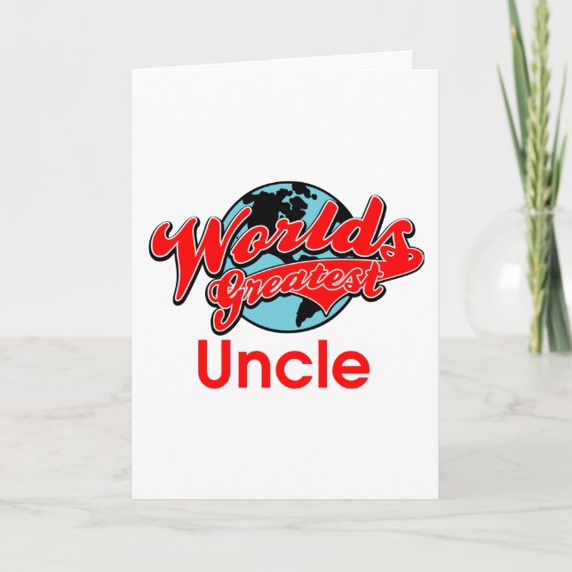 World's Greatest Uncle Card (Front)