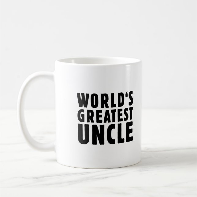 World's greatest uncle coffee mug (Left)