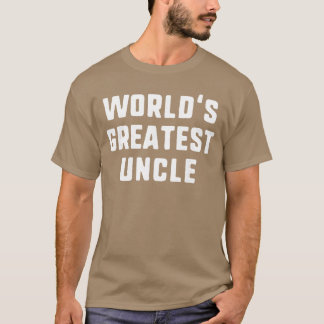 Worlds Greatest Uncle Funny Family retro funny gif T-Shirt