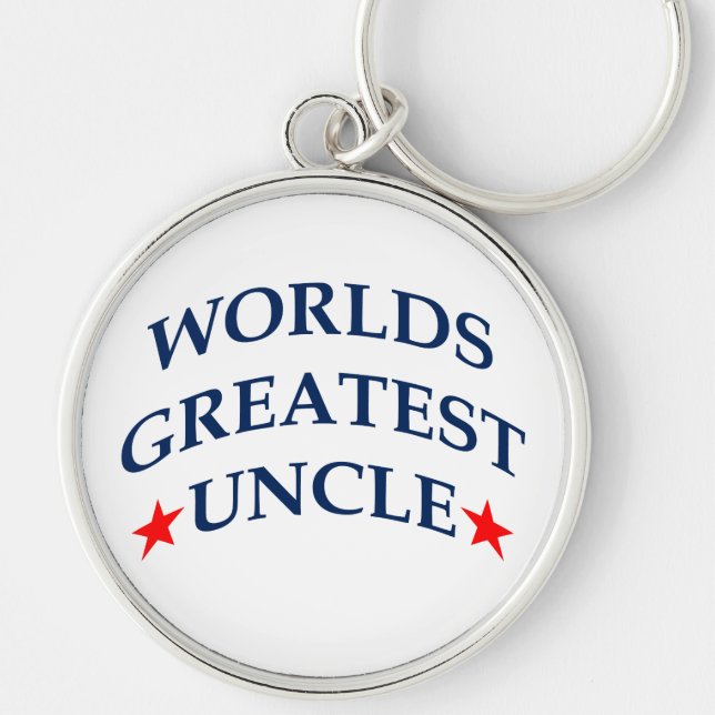 Worlds Greatest Uncle Keychain (Front)