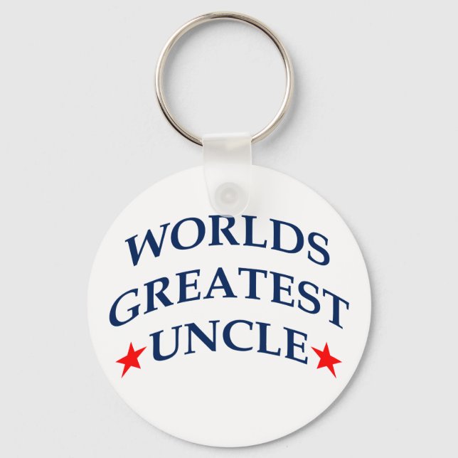 Worlds Greatest Uncle Keychain (Front)