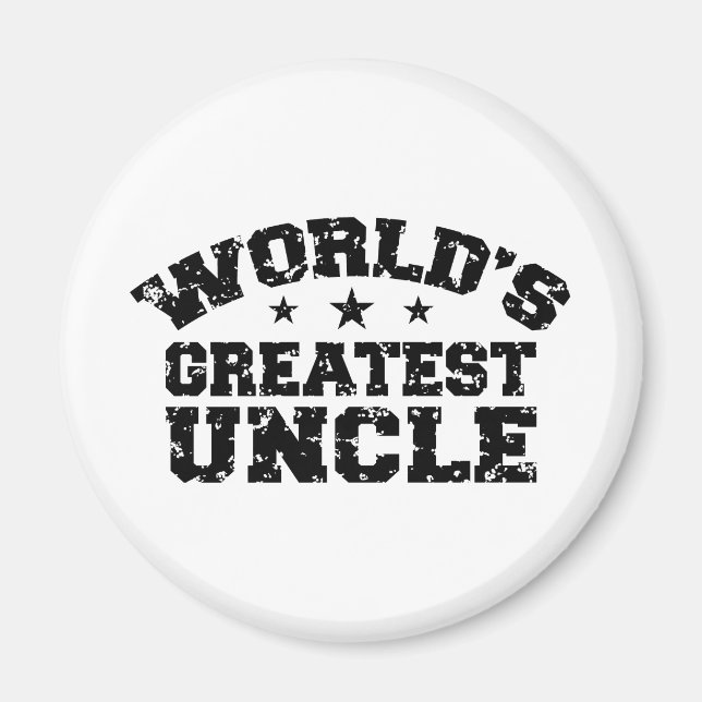 World's Greatest Uncle Magnet (Front)