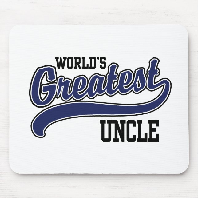 World's Greatest Uncle Mouse Pad (Front)