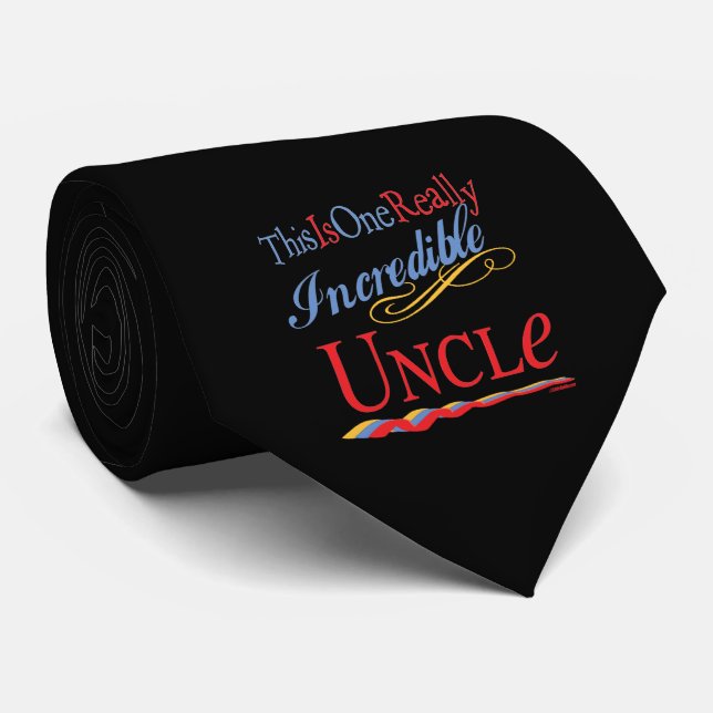 World's Greatest Uncle Neck Tie (Rolled)