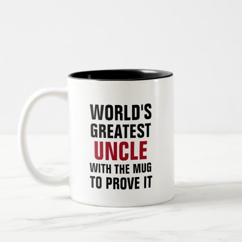 Worlds greatest Uncle with the mug to prove it